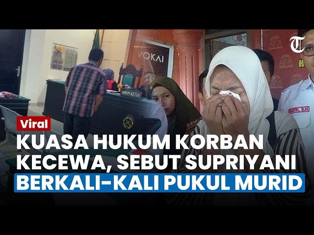 KECEWA GURU Honorer Bebas, Kuasa Hukum Korban: Supriyani Berkali-kali Akui Pukul Muridnya