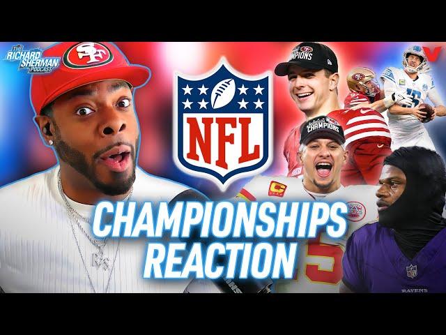 49ers-Lions & Chiefs-Ravens reaction: Purdy vs. Mahomes in Super Bowl LVIII | Richard Sherman NFL