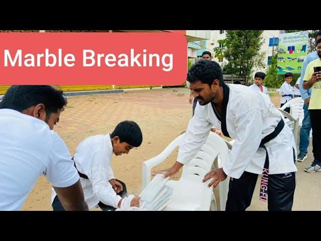 Nellore Martial Arts Marbles Breaking Andhra Karate Team Master Prabhakar Reddy India +91 9849465401