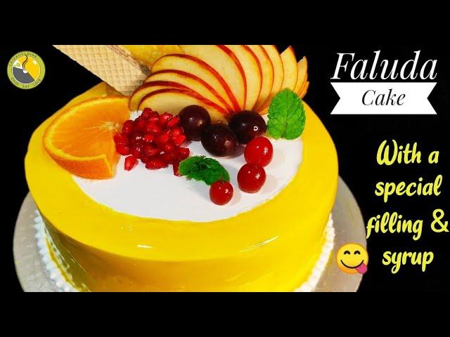 OMG! ഇതൊരു ഒന്നൊന്നര cake ആണ് മക്കളേ!!!| Faluda Cake Recipe |Cake recipe Malayalam|Fruit Cake|Ep388