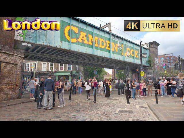 Camden Town: Exploring the Iconic Streets of London [4K60]