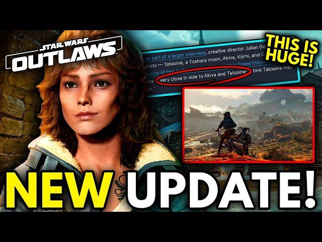 Star Wars Outlaws NEW Open World Gameplay & Planet Details Are HUGE! | News Update!