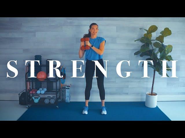 Building Strength with Dumbbells for Seniors & Beginners // 30 min all Standing Workout