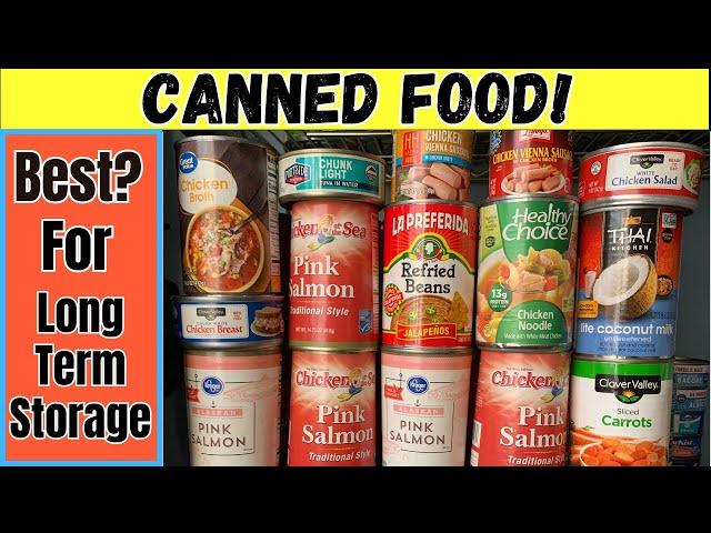 Survival Food Storage: Canned Food