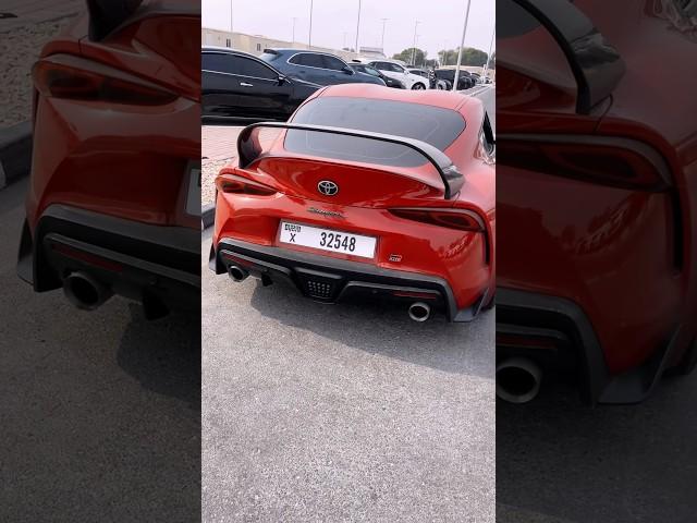 toyota supra gr 3.0 exhaust sounds #shorts #toyota #supra #exhaust #sound