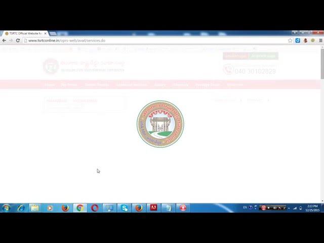 TSRTC BUS booking Reservation process step by step in telugu