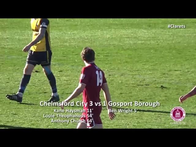 Highlights - Chelmsford City vs Gosport Borough