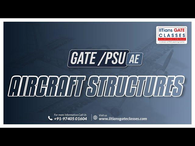 Cross Sectional Properties Basics- Aircraft Structure- GATE Aerospace Engineering Lectures