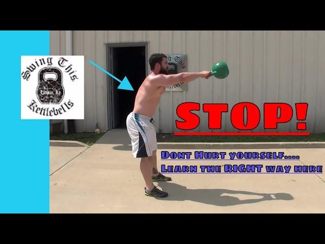 FIX Your KETTLEBELL SWING FORM : Five Tips to Prevent Injury