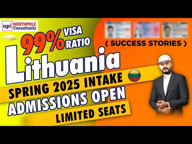 Study In Lithuania from Pakistan Feb 2025 Intake | Lithuania Success Stories | #studyinlithuania