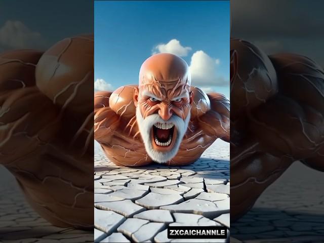 Man lying on snow in hot sun #ai #man #shorts