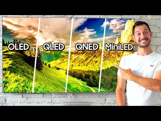 Compra la Mejor TV 2024!! OLED vs QLED vs QNED vs Neo QLED vs MiniLED 