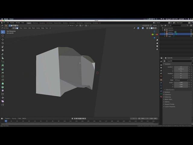 Blender Tip - How To See Inside Your Mesh Object
