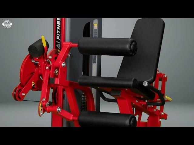 Checkout Seated Leg Curl / Extension Combo By @jeraifitnessindia