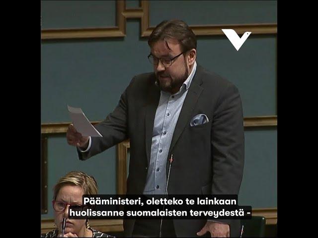 Välittääkö Orpo suomalaisten terveydestä?