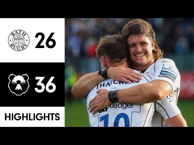 DING DONG DERBY BATTLE! | Highlights: Bath vs Bristol Bears