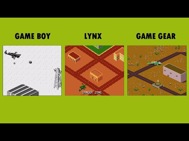 Game Boy Vs Lynx Vs Game Gear - Desert Strike: Return To The Gulf