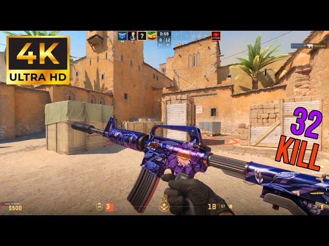 Counter Strike 2 Best Gameplay 4K (No Commentary)