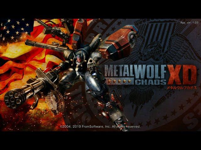Metal Wolf Chaos XD: Opening & Title Screen