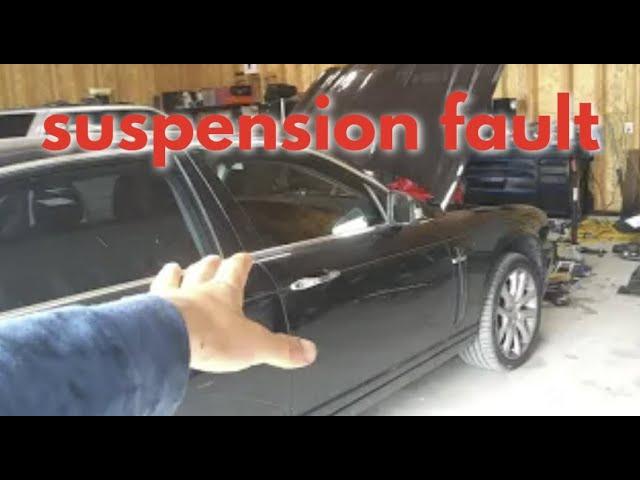 jaguar xj8 suspension fault