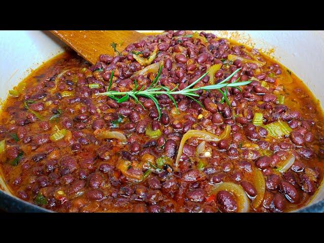 Stewed Red Kidney Beans Recipe |How to make Healthy and Delicious Stewed Beans. Vegan!