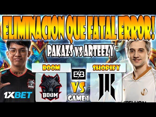 BOOM VS SHOPIFY REBELLION BO3[GAME 1]ELIMINACION-PAKAZS VS SUMAIL, ARTEEZY-PGL WALLACHIA SEASON1-ESB