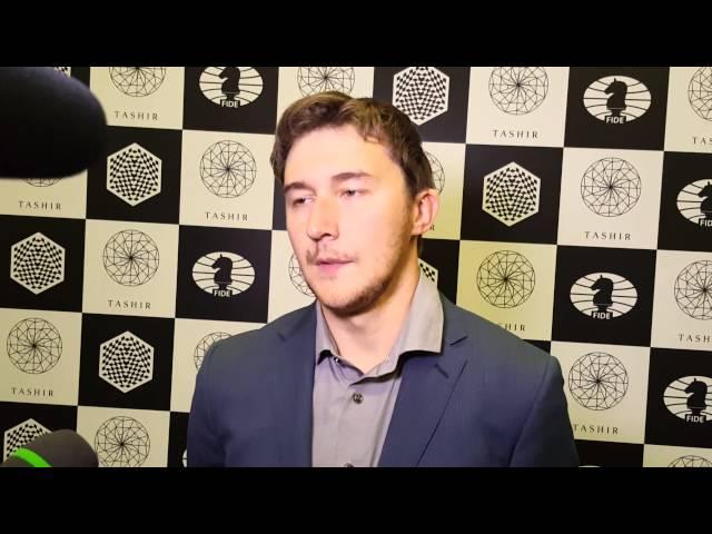 Sergey on his Candidates victory