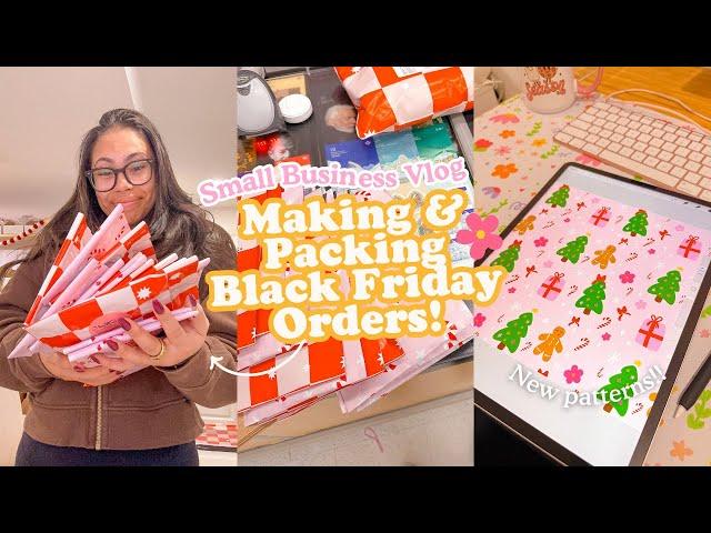 a productive week in the studio ️ & packaging orders  | Studio Vlog 032 | Small business vlog