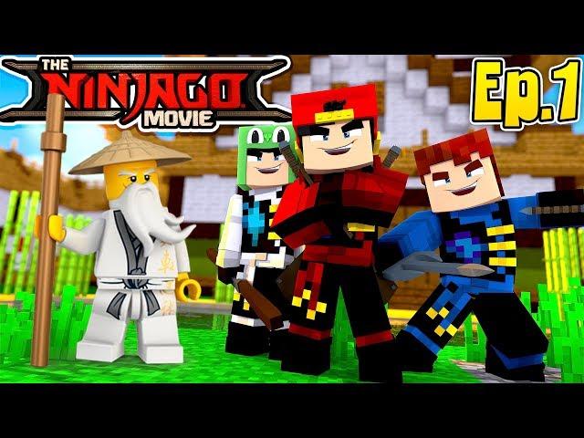 Minecraft LEGO NINJAGO - ROPO, LITTLE LIZARD & SCUBA STEVE BECOME NINJAGO'S!!