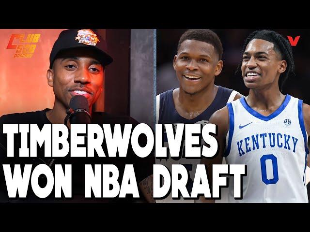 Jeff Teague says Timberwolves WON NBA draft, Rob Dillingham joins Anthony Edwards | Club 520