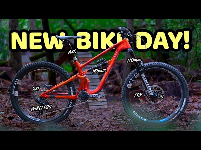 It's new freaking mountain bike day!