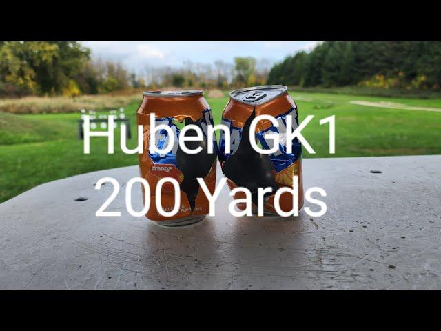 Extreme  Long Range  Huben GK1 Pistol Shots 100 and 200 yards