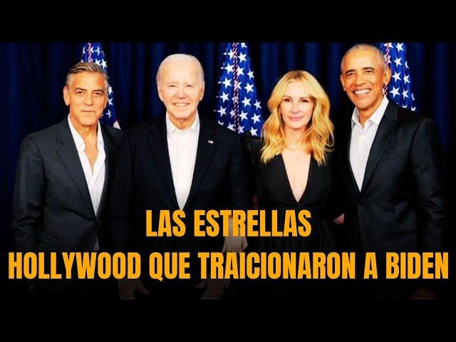 TRAIDORES: La lista de las estrellas Hollywoodenses que le hicieron el feo a Biden, incluido Obama