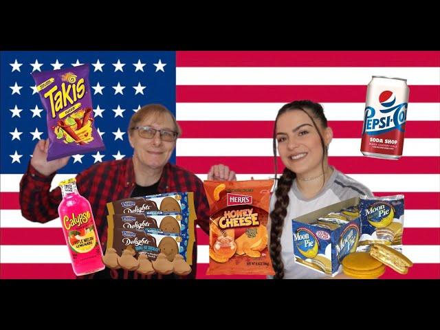 A Taste of the States PART 2 | Brits try American snacks