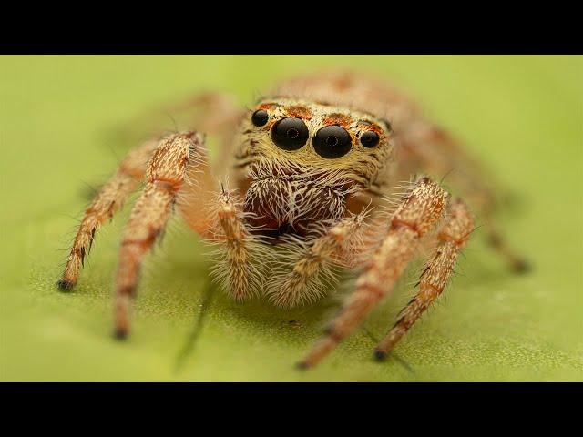 #LUCAS the #Spider in Real Life[ Opisthoncus sexmaculatus ]