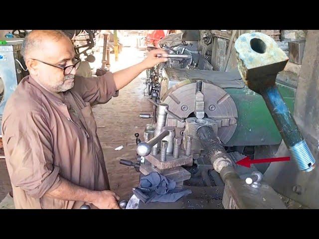 Amazing Cutting Skills With Lathe Machine - Expert Restoration Work