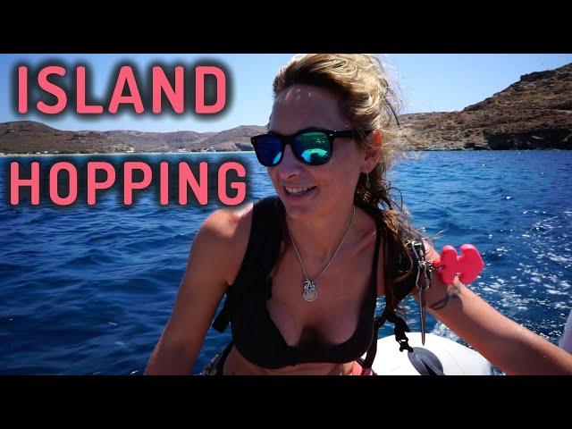 Island Hopping [Ep.20] Sailing Greece - Kythnos to Milos - SV CUBA