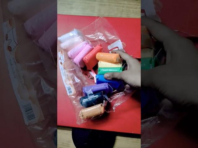 Unboxing soft clay. supersoft️️