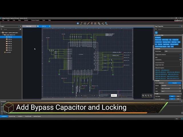 Add Bypass Capacitors in Schematic | Allegro System Capture