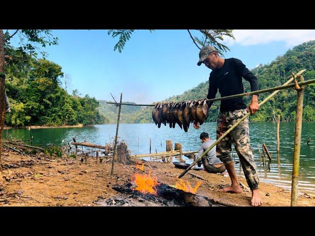 60 H Sống Trong Rừng Săn Tìm Cá Lớn || camping and fishing in the forest