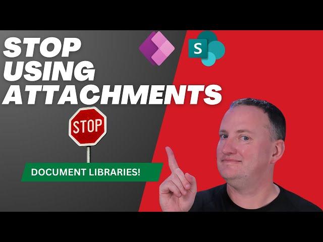 Use Document Libraries not Attachments with SharePoint