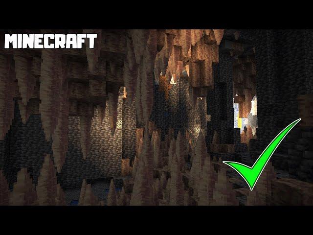 How to Find Dripstone Caves! Minecraft