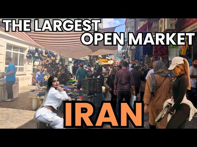 IRAN Walking tour in Rasht Grand bazaar | local market | They sell everything here | city center رشت