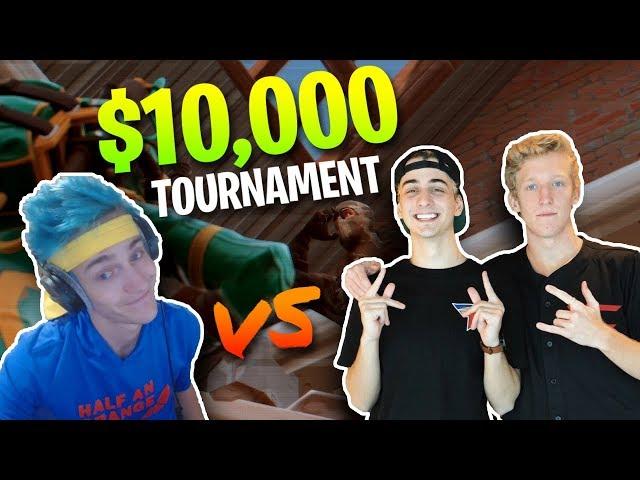 Ninja & KingRichard vs. FaZe Tfue & Cloak - $10,000 Fortnite Tournament | 20 Kill Gameplay