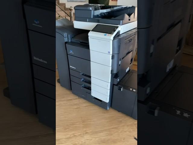 HIGH SPEED 95 copier per minute photocopier machine konica minolta #konicaminolta #highspeedprinting