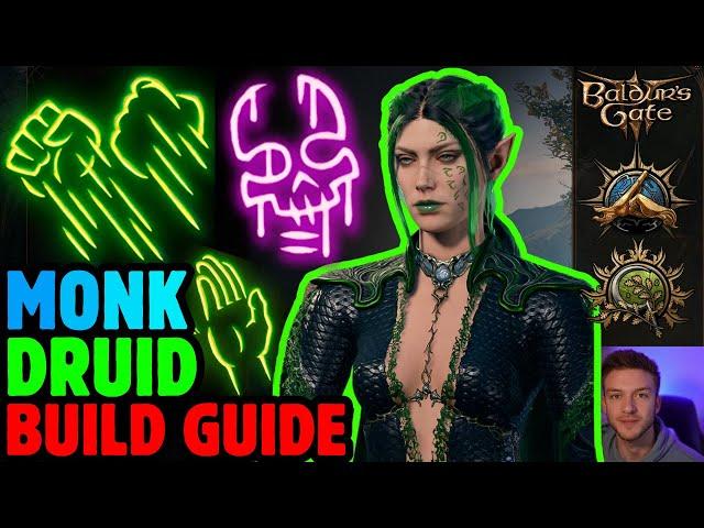 MONK / DRUID Multiclass Build Guide - Baldur's Gate 3