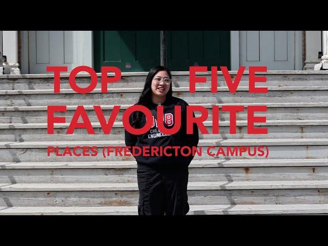 Top 5 spots on UNB Fredericton Campus | Engineering