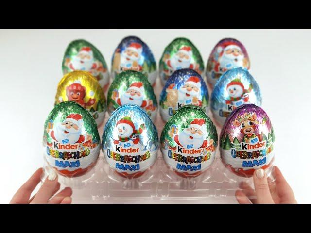 Christmas version 2024 -2025 | Kinder Surprise Eggs Maxi - "Applaydu" | What’s Inside?"