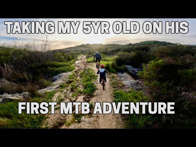 5yr Old's First MTB Adventure | Mountain Biking San Diego California |  North Fork Penasquitos