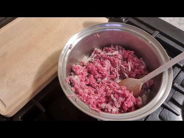 Mince meat filling (sausage rolls)